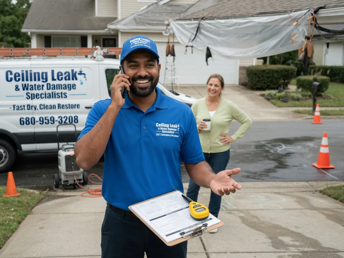 Ceiling Leak Cleanup Glen Mills, PA FAQs